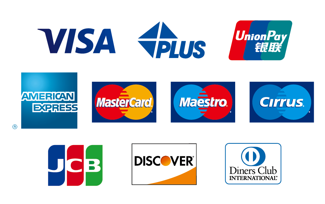 越南语,法语,德语 相应银行卡 使用以下海外(日本国外)发行的银行卡